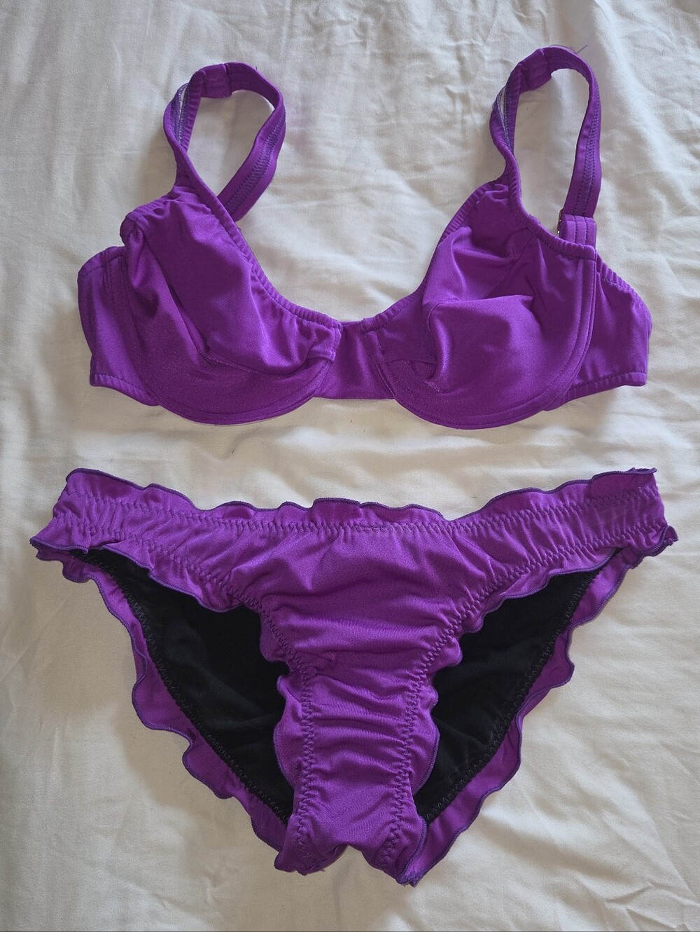 Venus Purple Bikini D Top 8 Bottoms